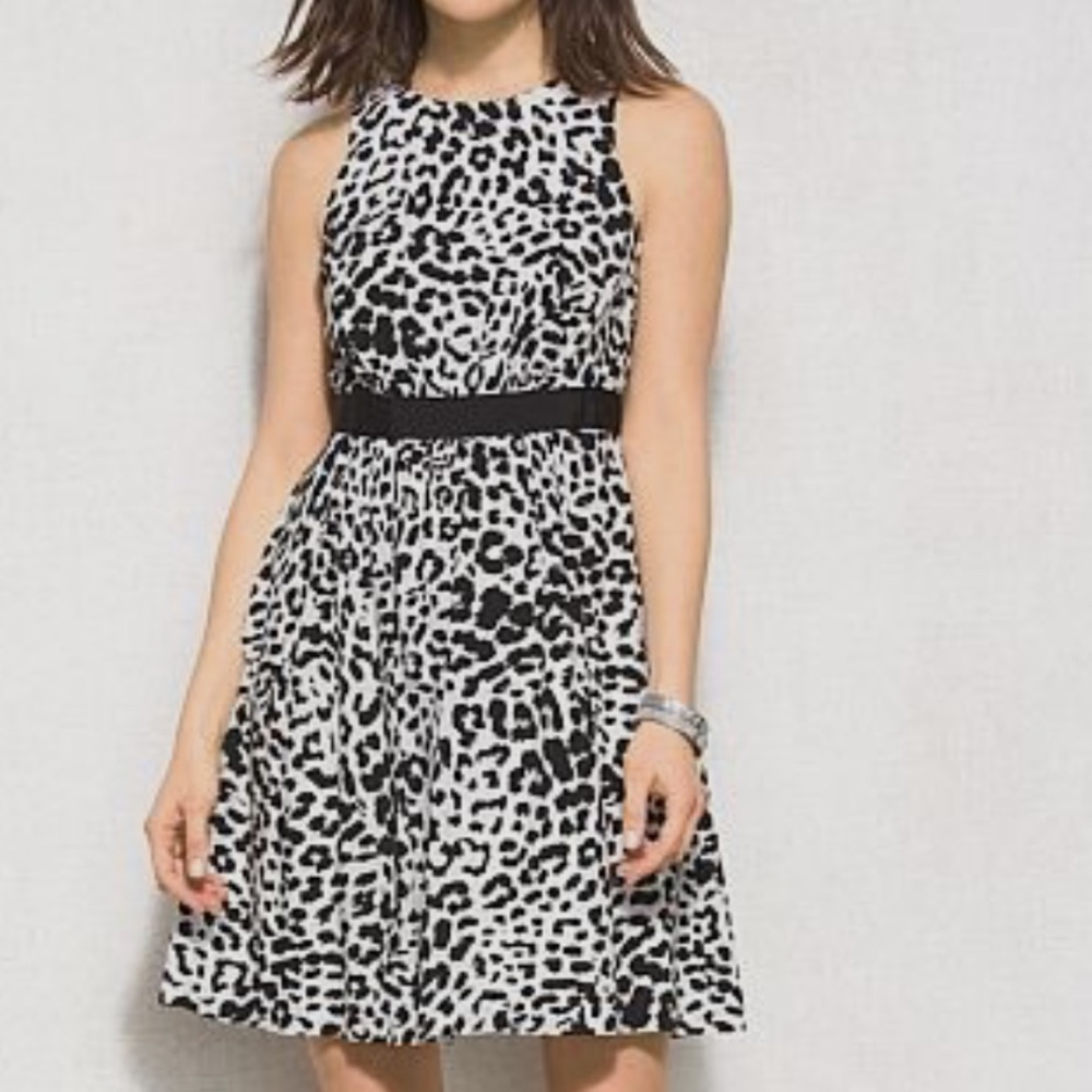 Blk and white dress